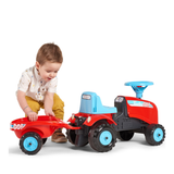 Falk Tractor Go! Gåbil med Trailer