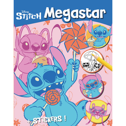 Megastar malebog med Stitch og Angel samt klistermærker