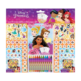 Disney Princess Mega Sæt med 500 Klistermærker