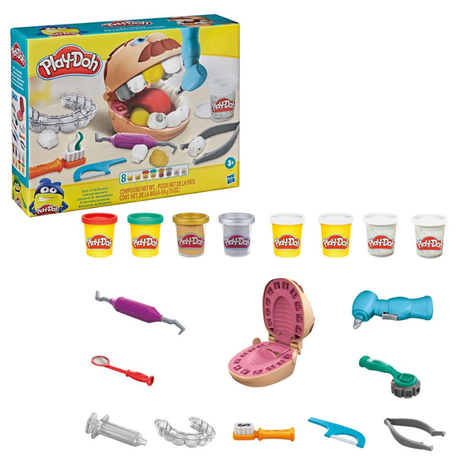 Play-Doh Tandlæge legesæt med modellervoks