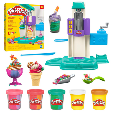 Play-Doh Rainbow Swirl ismaskine legesæt