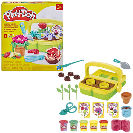 Play-Doh Blooming Flowers modellervoks sæt