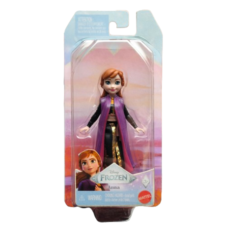 Disney Frozen 2 Anna dukke med lilla kappe