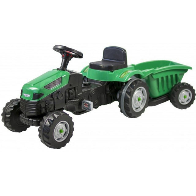 WOOPIE Pedaltraktor med Anhænger (fra 3 år)
