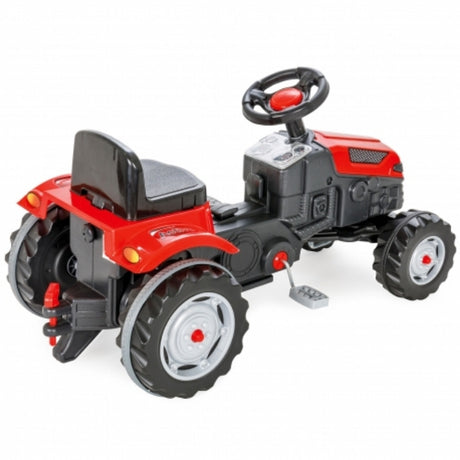 WOOPIE Farmer GoTrac Pedaltraktor med Støjsvage Hjul (fra 3 år)