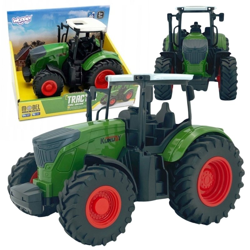 WOOPIE Traktor med Gummihjul – Grøn