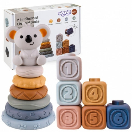 Woopie Baby Sanseklodser 3-i-1 – Koala-sæt (fra 6 måneder)