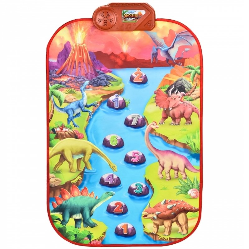 WOOPIE Musikmåtte XL – Dinosaurer (12 mdr+)