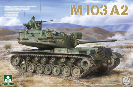 Takom Amerikansk M103 A2 kampvogn - 1:35
