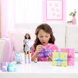 Barbie Party Unboxed Brunette - Legesæt med festartikler til fødselsdag