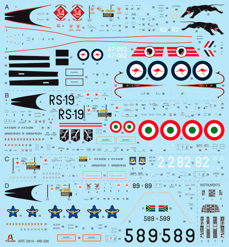 Italeri 1:48 Aermacchi MB-326 - Modelfly