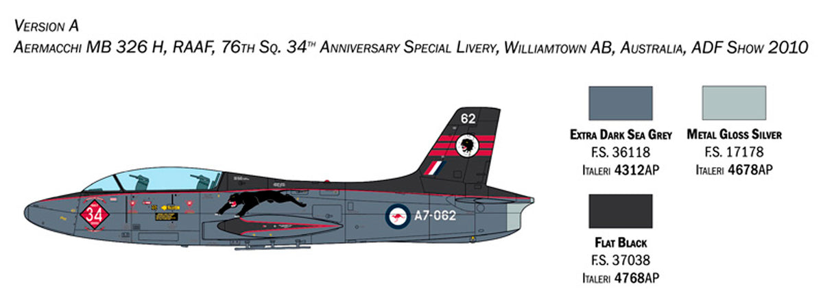 Italeri 1:48 Aermacchi MB-326 - Modelfly