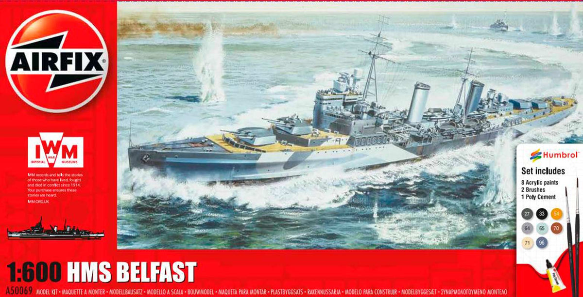 Airfix HMS Belfast byggesæt