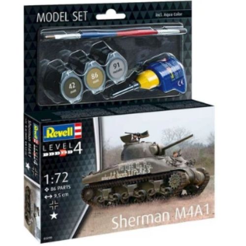REVELL Model Set Sherman M4A1 1:72