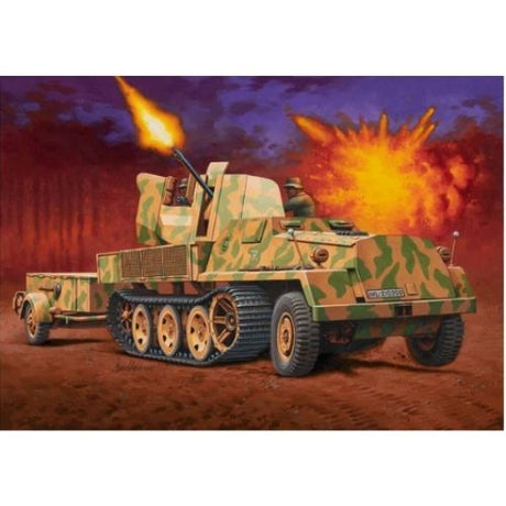 REVELL Model Set sWS with Flak43 and Sd.Ah58 Ammo Trailer