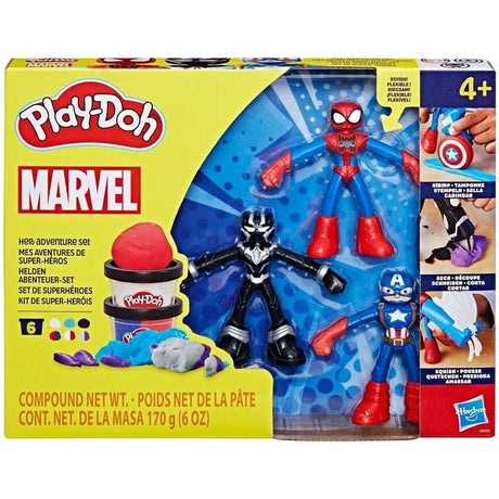 Play-Doh Marvel Avengers Helteeventyr Modellervokssæt