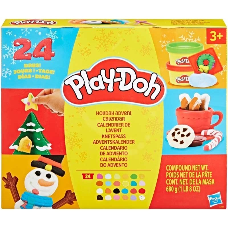 Play-Doh Julekalender med Modellervoks