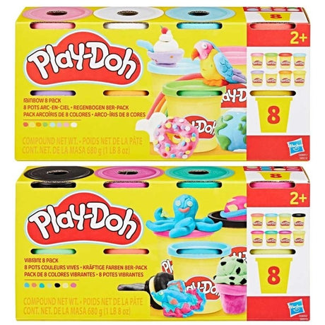 Play-Doh 8 Bøtter Modellervoks (Assorteret)