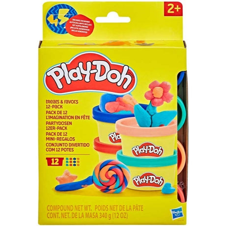 Play-Doh Modellervoks Del & Leg – 12 Mini Bøtter
