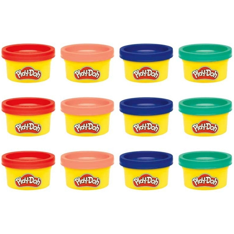 Play-Doh Modellervoks Del & Leg – 12 Mini Bøtter