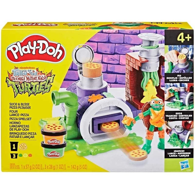 Play-Doh Ninja Turtles Pizza Slice & Blast med Modellervoks