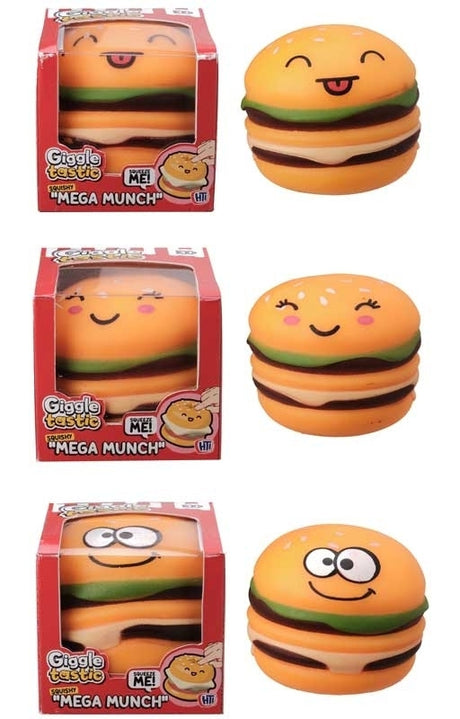 Giggle Tastic Mega Munch Burger Squishy