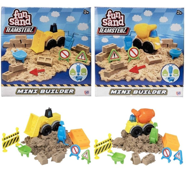 Fun Sand Teamsterz - Byggepladskøretøj med Fun Sand (Assorteret)