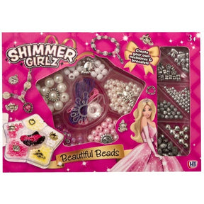 Smukke Assorterede Perler fra Shimmer Girlz - DIY Smykkesæt