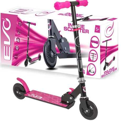 Løbehjul - EVO Inline Scooter i pink