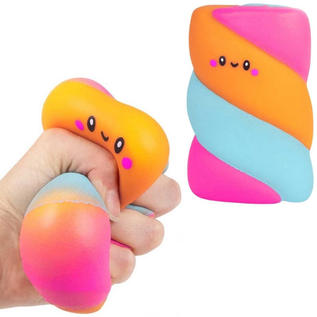 Scrunchems Marshmallow Squishy - Skumfidusformet fidgetlegetøj