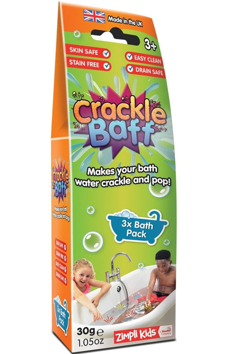 Crackle Baff Colours til Badekar– 30g 3-Pack Assorteret
