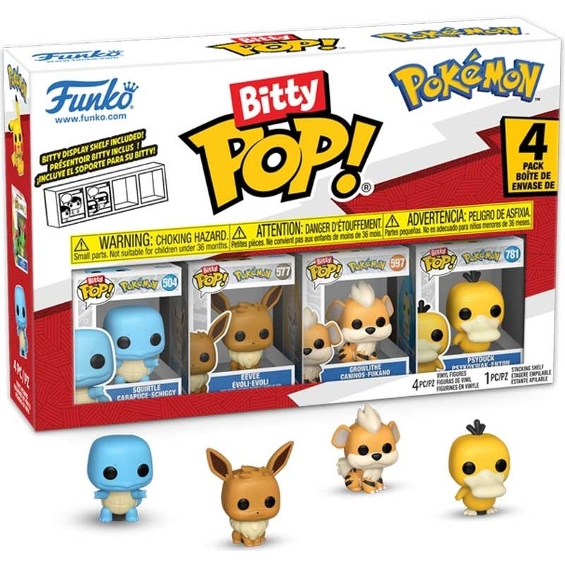 Funko Bitty Pop: Pokémon – Squirtle 4-Pack