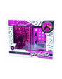 Girabrilla beauty notesbog med makeup og pailletter