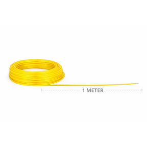 Filament til 3D-pen - Transparent - Yellow - Meter mål
