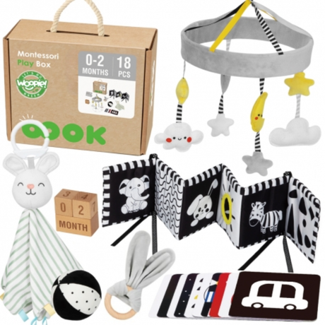 Sanselegetøj Play Box 0–2 mdr – 18 dele