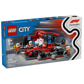LEGO City 60443 – F1 Pitstop med Ferrari-bil