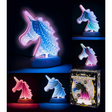 Enhjørninge Infinity Lampe – LED bordlampe 19x15 cm