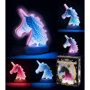 Enhjørninge Infinity Lampe – LED bordlampe 19x15 cm