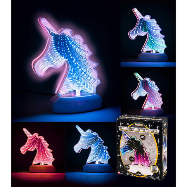 Enhjørninge Infinity Lampe – LED bordlampe 19x15 cm