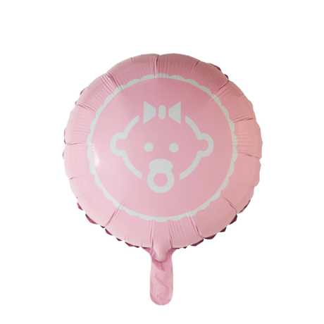 Folieballon Baby girl – rund 45 cm