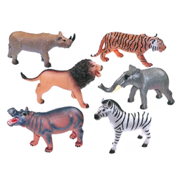 Soft vilde dyr 23–27 cm – assorteret