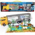 Dinosaur Transporter Lastbil med biler og figurer