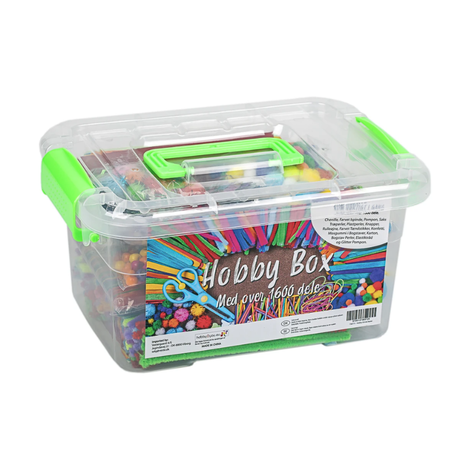 HOBBY BOX kreativ kuffert med 1600 dele