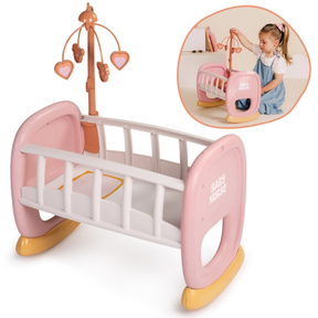 SMOBY Baby Nurse vugge med uro – dukkevugge