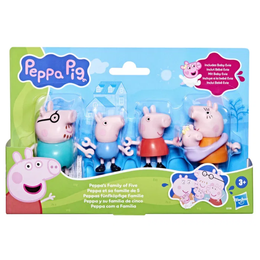 Peppa Pig Familiefigur­sæt m. 5 figurer
