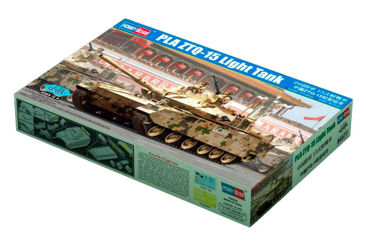 Hobby Boss kinesisk PLA ZTQ-15 kampvogn - 1:35