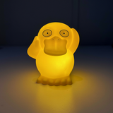Psyduck Natlampe – Blød LED Børnelampe