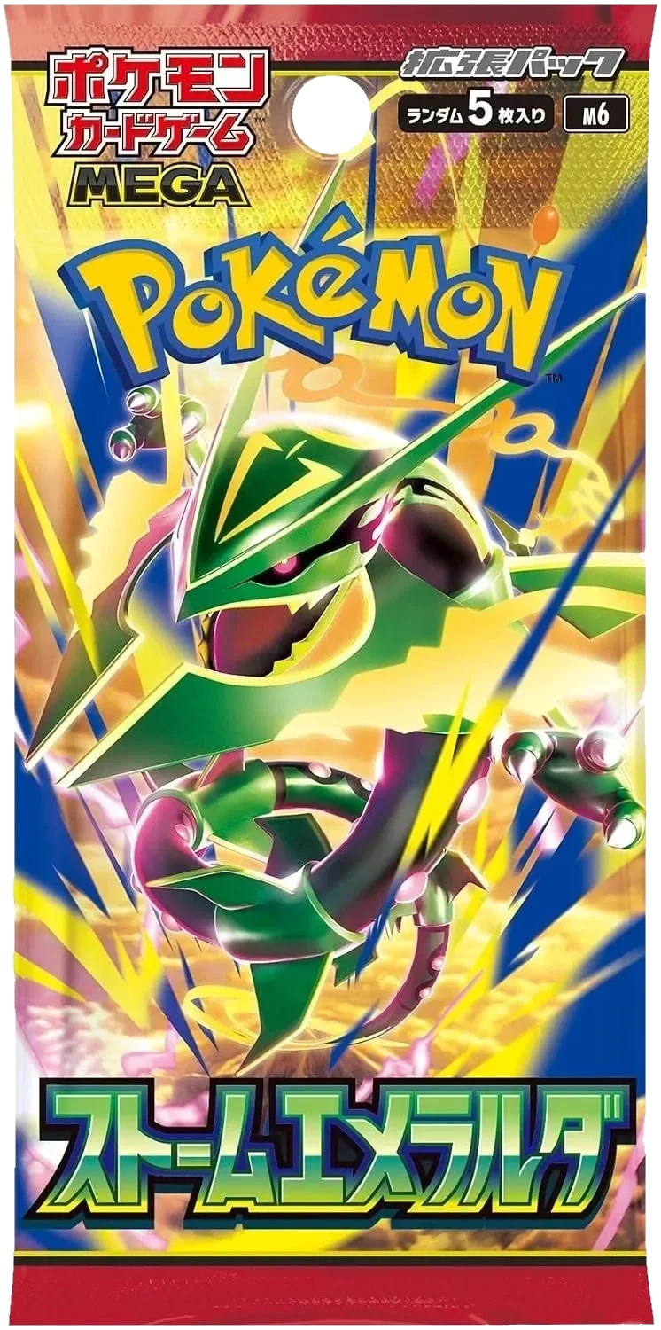 Pokémon TCG - M6 Storm Emeralda Booster Pack - Japansk