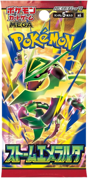 Pokémon TCG - M6 Storm Emeralda Booster Pack - Japansk