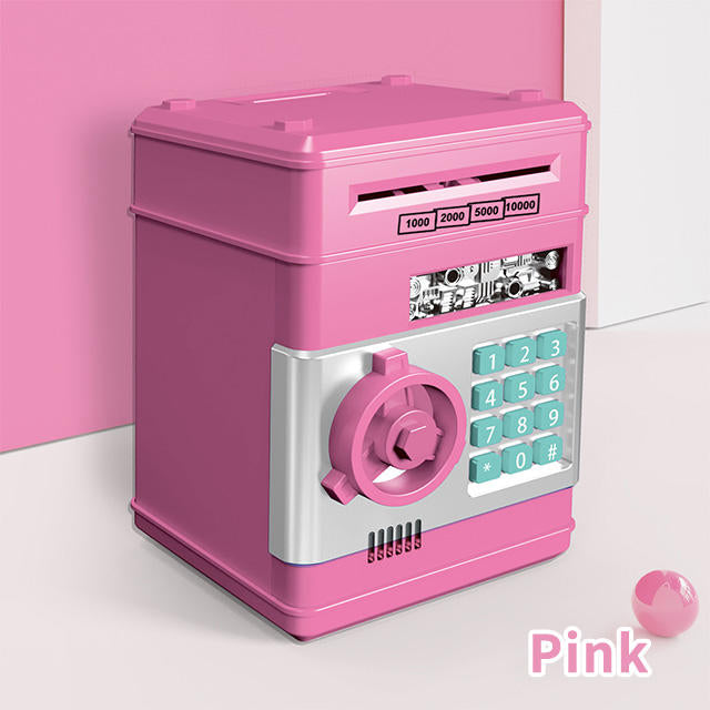 Elektronisk sparebøsse med kode - Pink